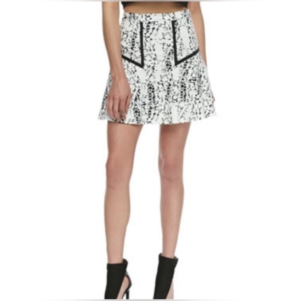 Parker black and white skirt